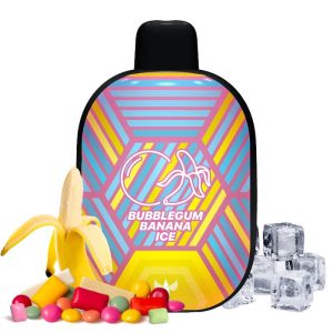 پاد یکبار مصرف دکتر ویپ 5500 پک آدامس بادکنکی موز یخ