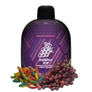 پاد یکبار مصرف دکتر ویپ 5500 پک انگور پاستیل یخ